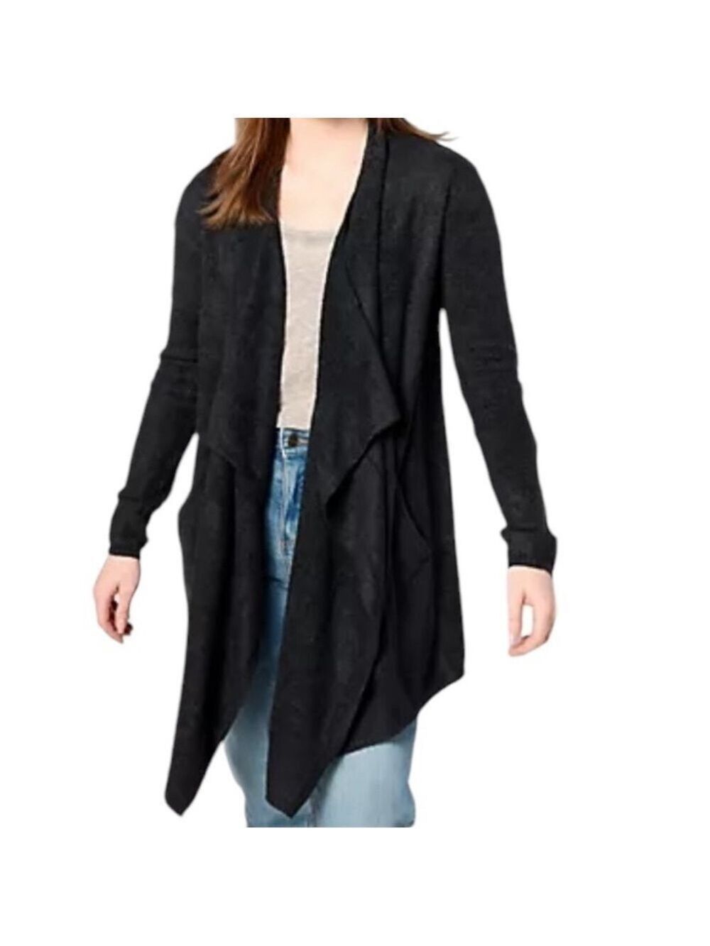 Barefoot Dreams CozyChic Lite Island Wrap in Black Size L/XL
